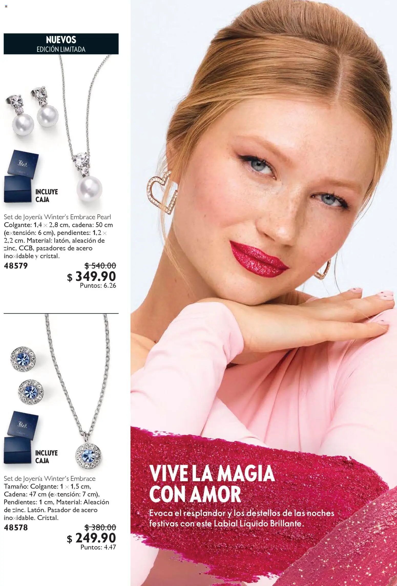 Nuevas ofertas de Oriflame válidas en toda la República Mexicana desde el 24.01.2026. ¡Encuentra las mejores ofertas en Oriflame campaña 2 2026! | Página: 18 | Productos: Pasador, Caja, Pendientes, Cadena