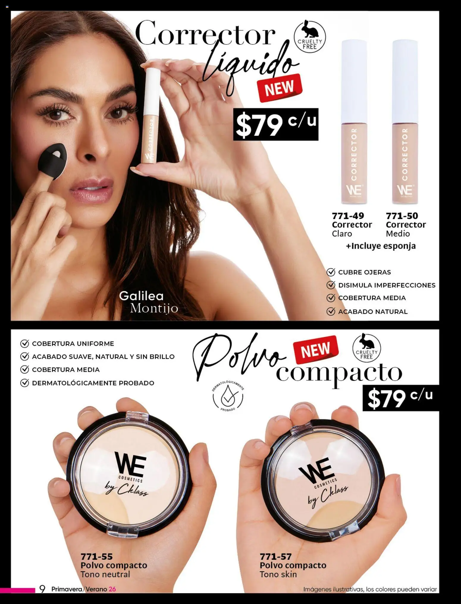 Nuevas ofertas de Cklass válidas en toda la República Mexicana desde el 02.01.2026. ¡Encuentra las mejores ofertas en Cklass catálogo Home! | Página: 51 | Productos: Esponja, Polvo compacto, Corrector, Polvo