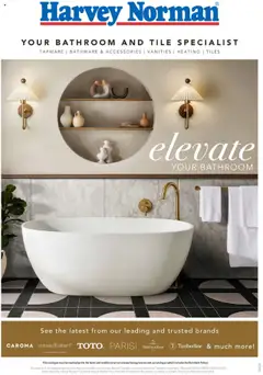 Preview of Harvey Norman - Elevate Your Bathroom - valid from 03.10.2025
