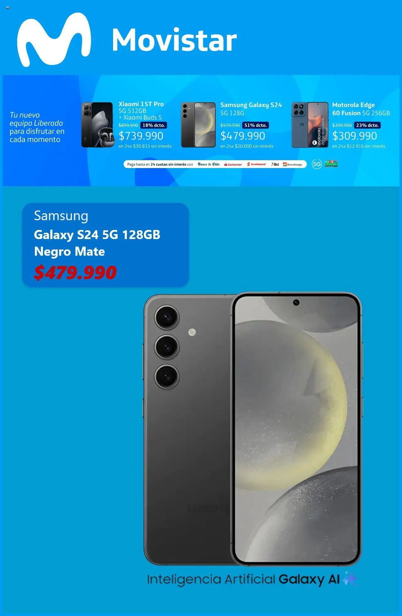 Movistar ofertas  │ válido desde el 14.10.2025 | Página: 3 | Productos: Mate, Banco