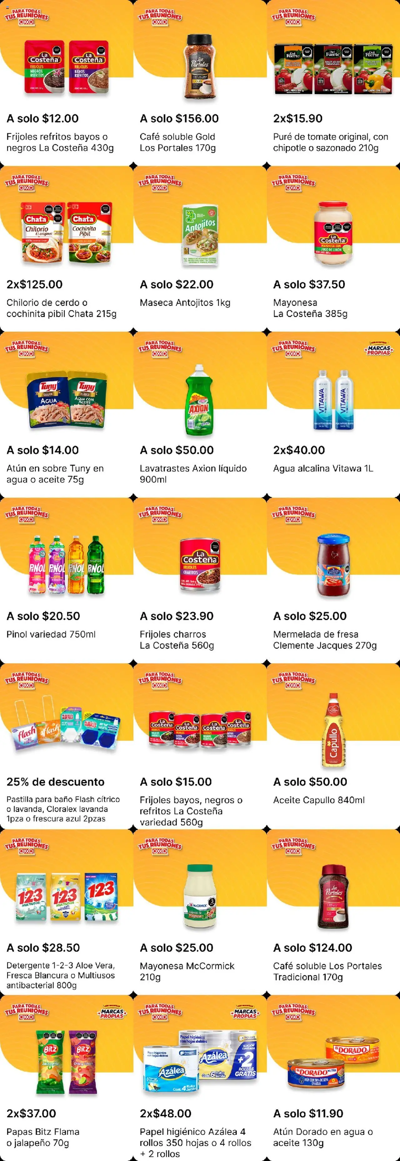 Nuevas ofertas de OXXO válidas en toda la República Mexicana desde el 16.10.2025. ¡Encuentra las mejores ofertas en OXXO - Folleto! | Página: 2 | Productos: Detergente, Café, Jugo, Mermelada