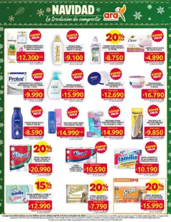 Ara - Ahorra con precios bajos y ofertas en la canasta familiar -  Vista previa de la revista de la tienda Ara valido desde el 06.11.2025 | Página: 9 | Productos: Crema, Body, Shampoo, Jabón