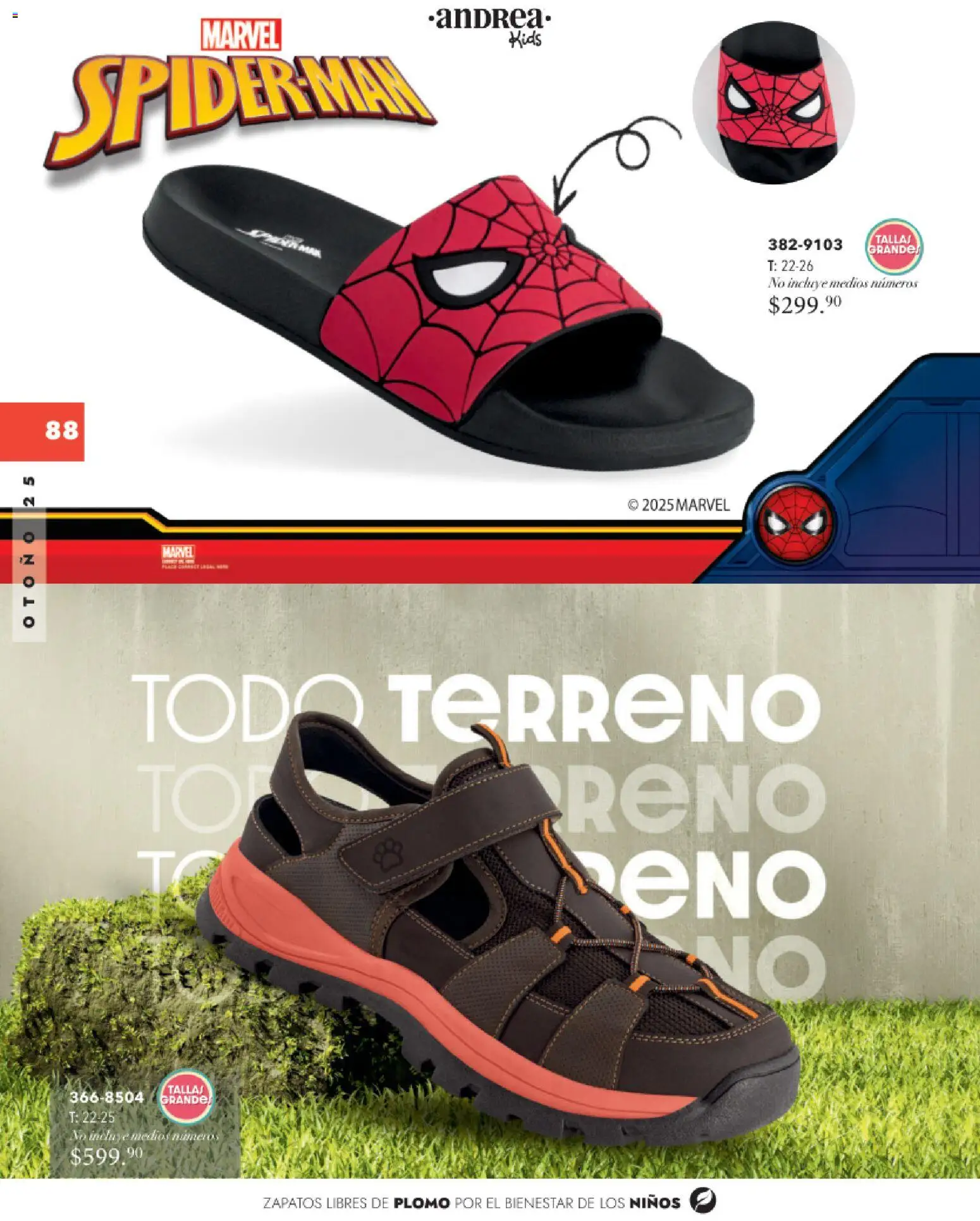 Nuevas ofertas de Andrea válidas en toda la República Mexicana desde el 26.11.2025. ¡Encuentra las mejores ofertas en Andrea catálogo Infantil Kids! | Página: 87 | Productos: Zapatos