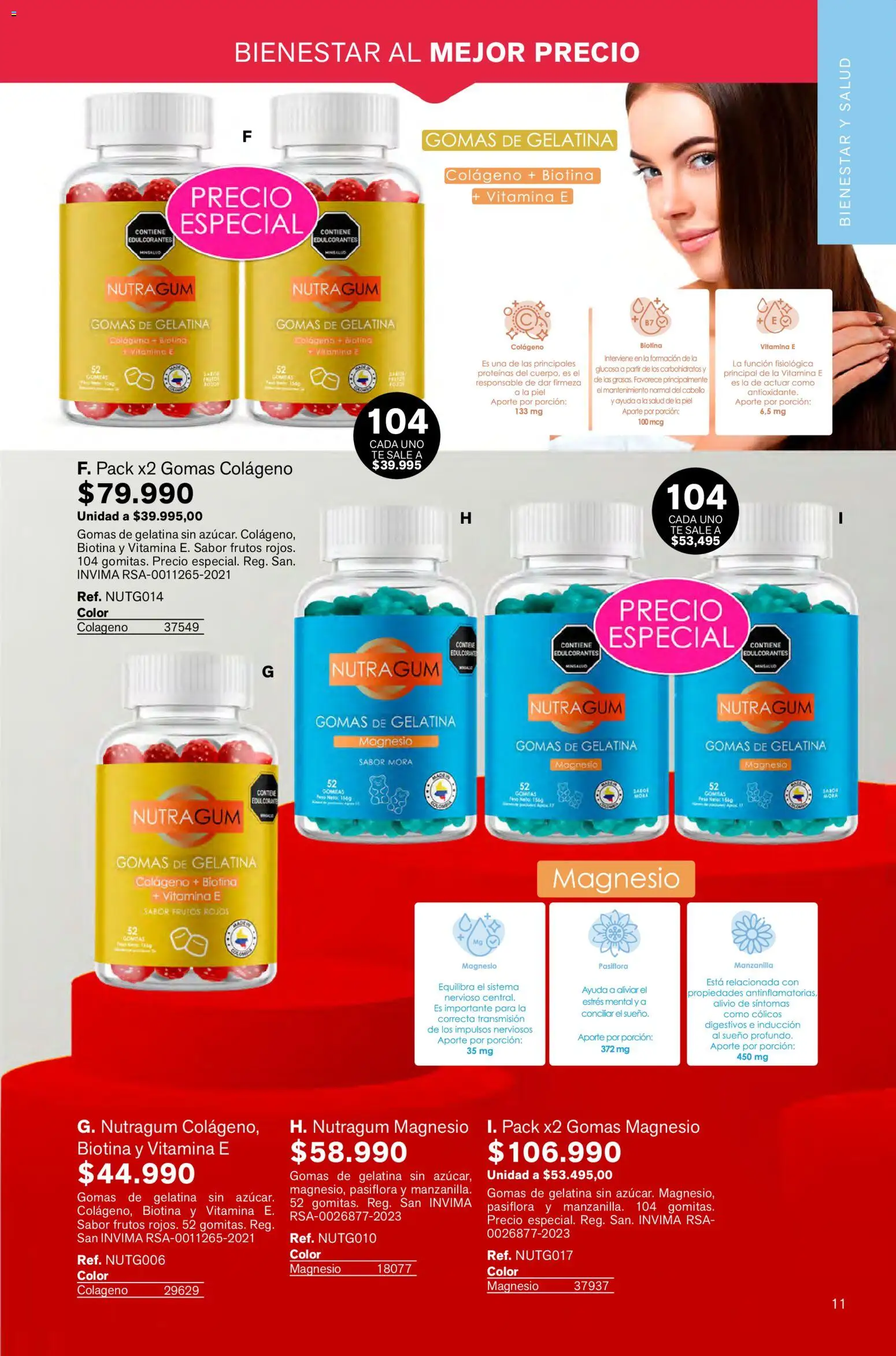 Leonisa revista - valida desde el 02.01.2026 | Página: 11 | Productos: Té, Gelatina, Gomas, Mora