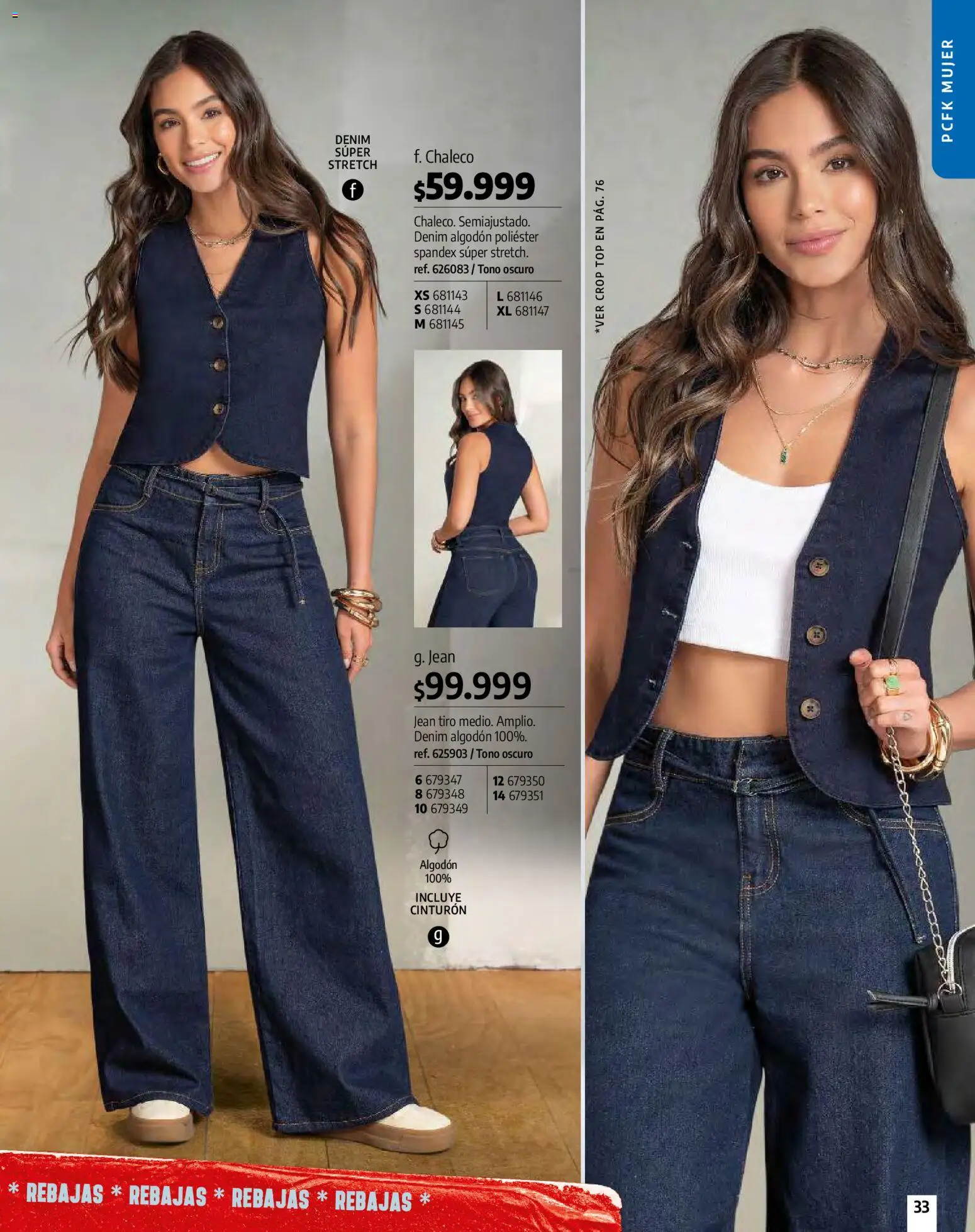 Pacifika revista - valida desde el 01.01.2026 | Página: 33 | Productos: Algodón, Jean, Top, Chaleco