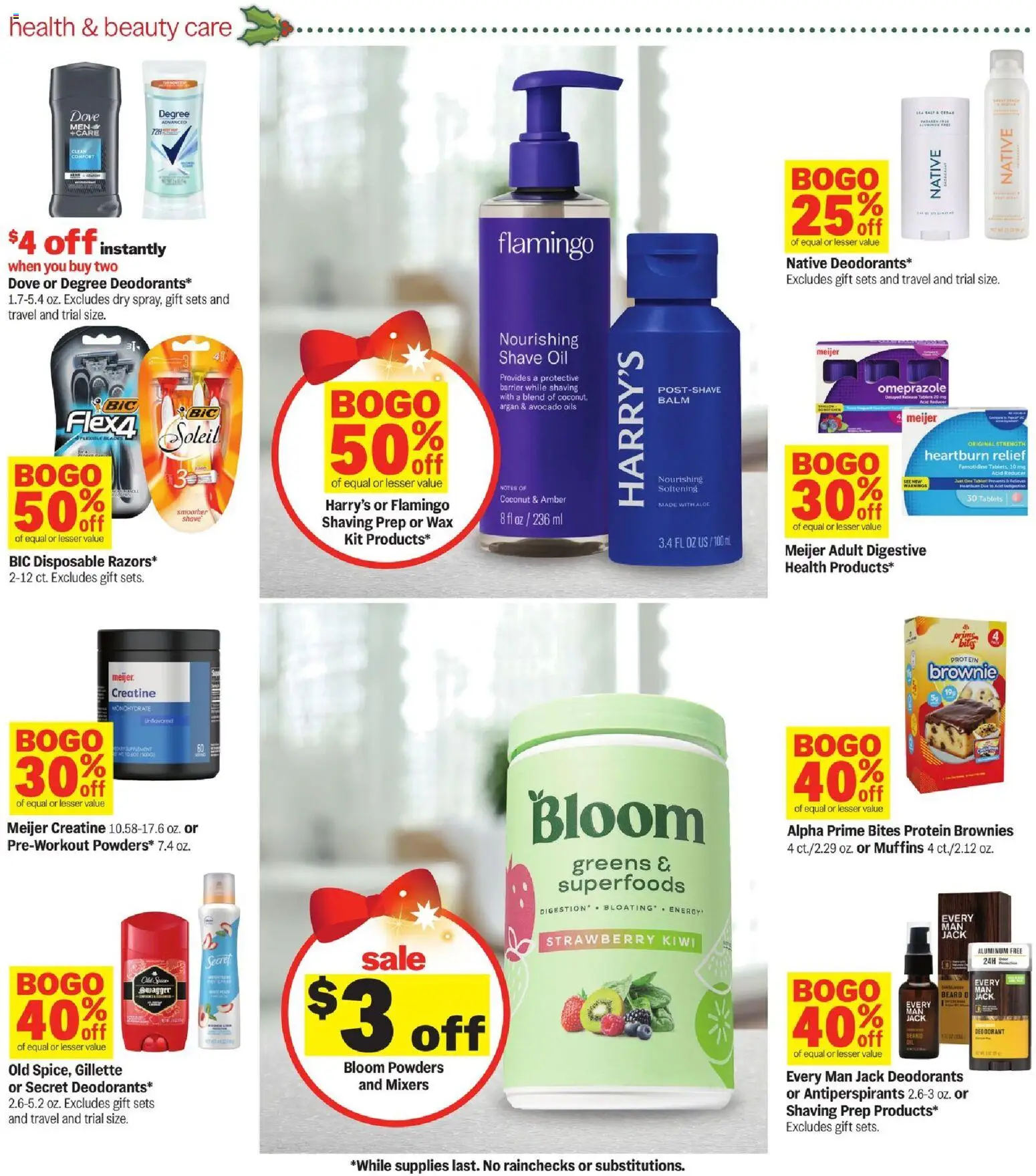 Meijer Weekly Ad - valid from 28.11.2025 | Page: 30 | Products: Oil, Deodorant, Kiwi, Greens