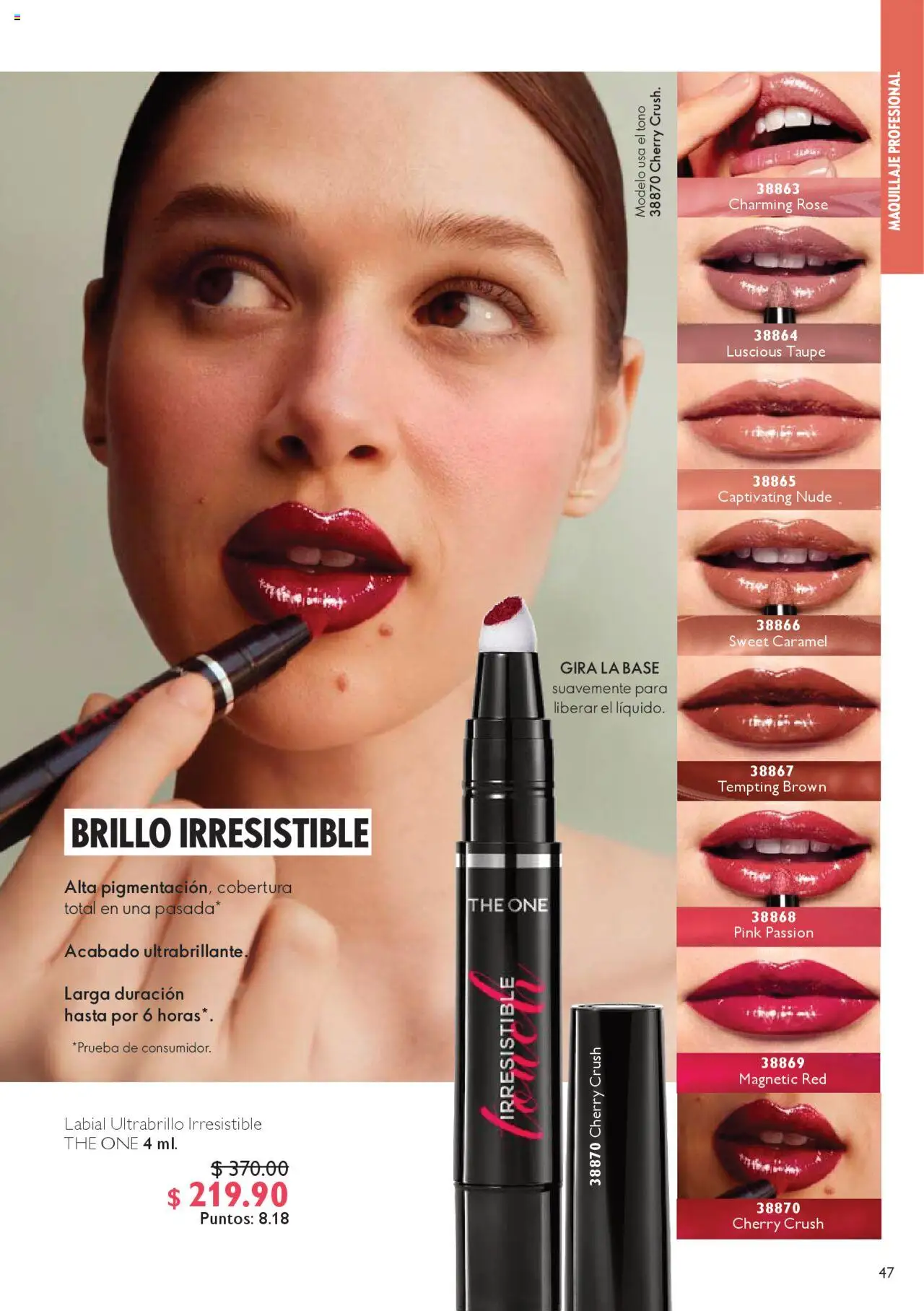 Nuevas ofertas de Oriflame válidas en toda la República Mexicana desde el 04.10.2025. ¡Encuentra las mejores ofertas en Oriflame - Campaña 14 2025! | Página: 47 | Productos: Brillo, Maquillaje