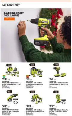 Preview of Home Depot weekly ads valid from 04.12.2025 | Page: 4 | Products: Clamp, Battery, Usb, Fan