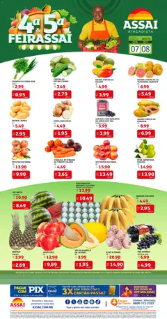 Encarte Assaí Atacadista - PB - Pré-Visualização do folheto da loja Assaí Atacadista, válido de 07.01.2026