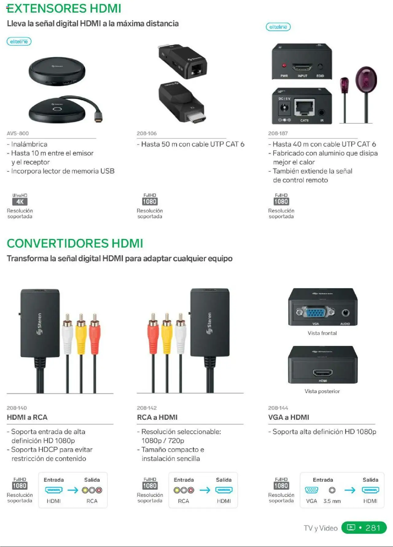 Nuevas ofertas de Steren válidas en toda la República Mexicana desde el 01.01.2025. ¡Encuentra las mejores ofertas en Steren catálogo! | Página: 299 | Productos: Usb, Audio, Control remoto, Video