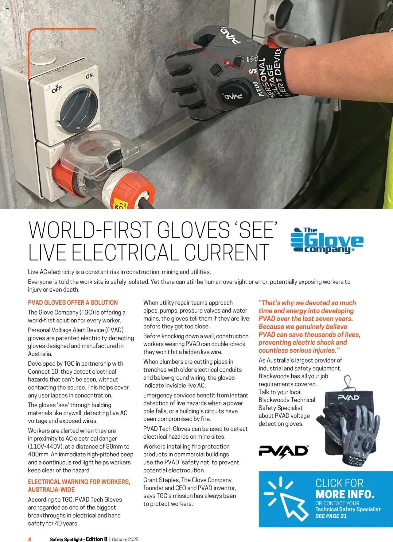 Black Woods catalogue - valid from 07.10.2025 | Page: 4 | Products: Light, Water, Gloves, Device
