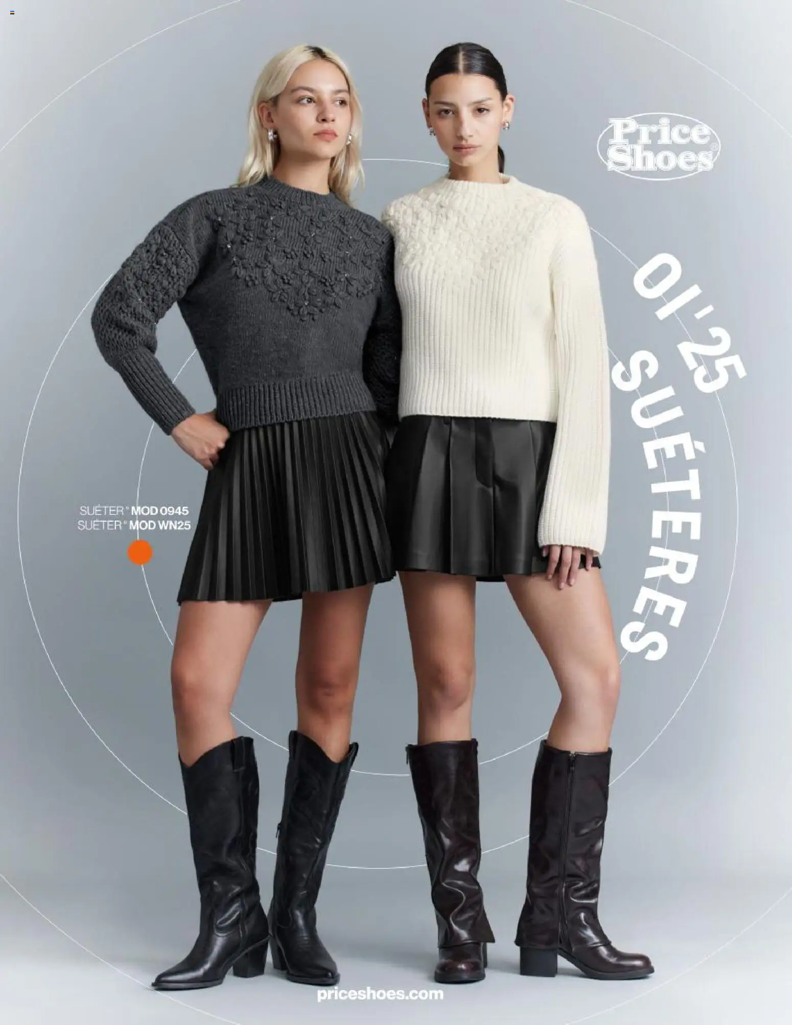 Nuevas ofertas de Price Shoes válidas en toda la República Mexicana desde el 03.11.2025. ¡Encuentra las mejores ofertas en Price Shoes catálogo Abrigador! | Página: 145 | Productos: Suéter