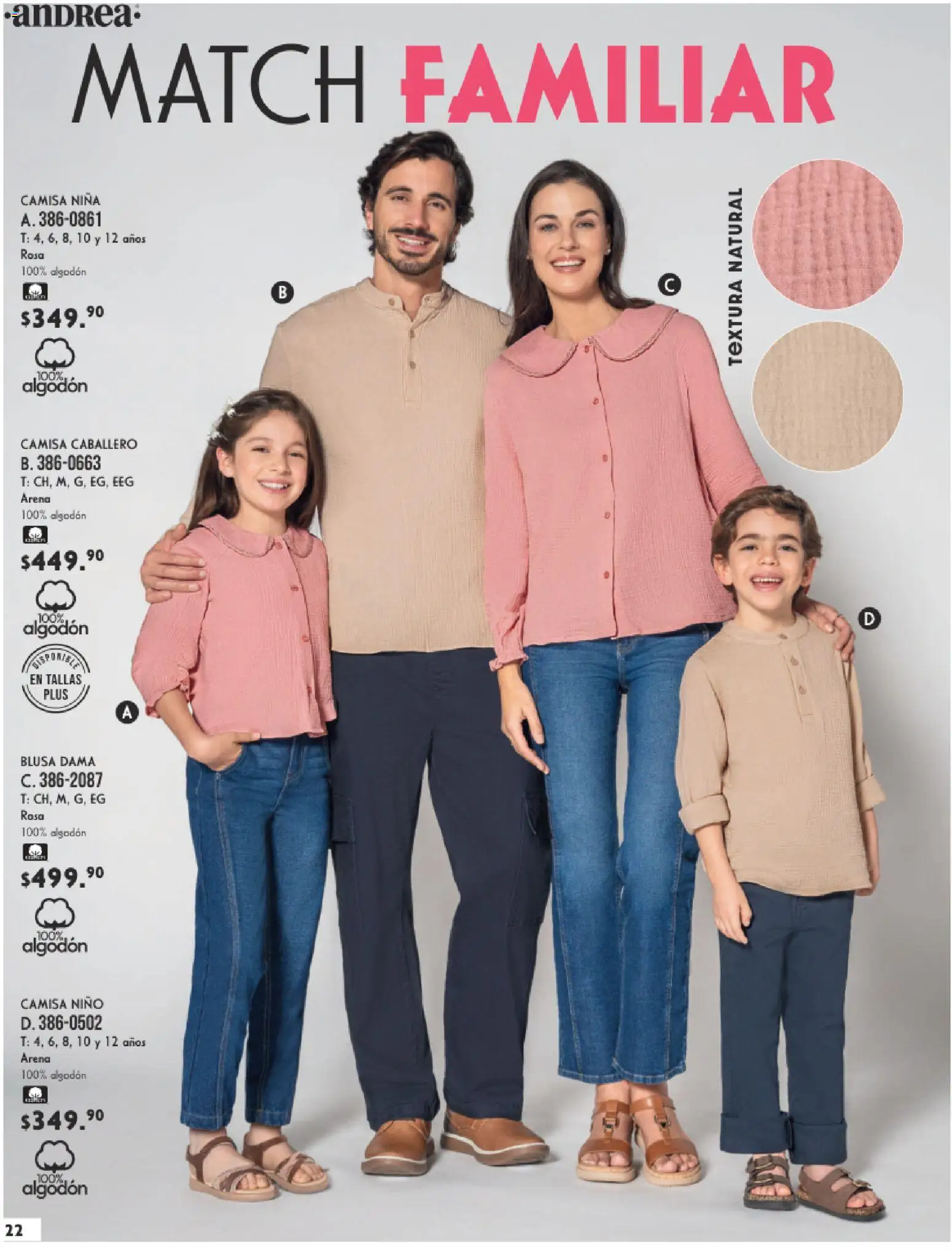 Nuevas ofertas de Andrea válidas en toda la República Mexicana desde el 25.01.2026. ¡Encuentra las mejores ofertas en Andrea catálogo Vestir! | Página: 22 | Productos: Blusa, Camisa, Algodón