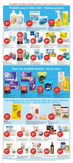 Preview of PC Mélange d'amandes, de noix de cajou et de noix de macadamia salées/Salted Cashews, Almonds & Macadamia Nuts Mix (200 g) ou/or jerky au boeuf, Beef Jerky (93 g) Produits sélectionnés/Selected Types from shop Pharmaprix valid from 16.01.2026 | Page: 10