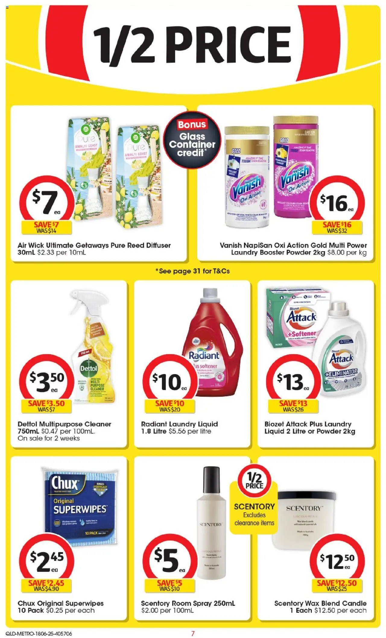 Coles catalogue - valid from 18.06.2025 | Page: 7 | Products: Powder, Cleaner, Laundry, Multipurpose