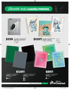 Nuevas ofertas de Chedraui válidas en toda la República Mexicana desde el 18.08.2025. ¡Encuentra las mejores ofertas en Chedraui - Folleto Cuesto Menos! | Página: 11 | Productos: Col, Cuaderno