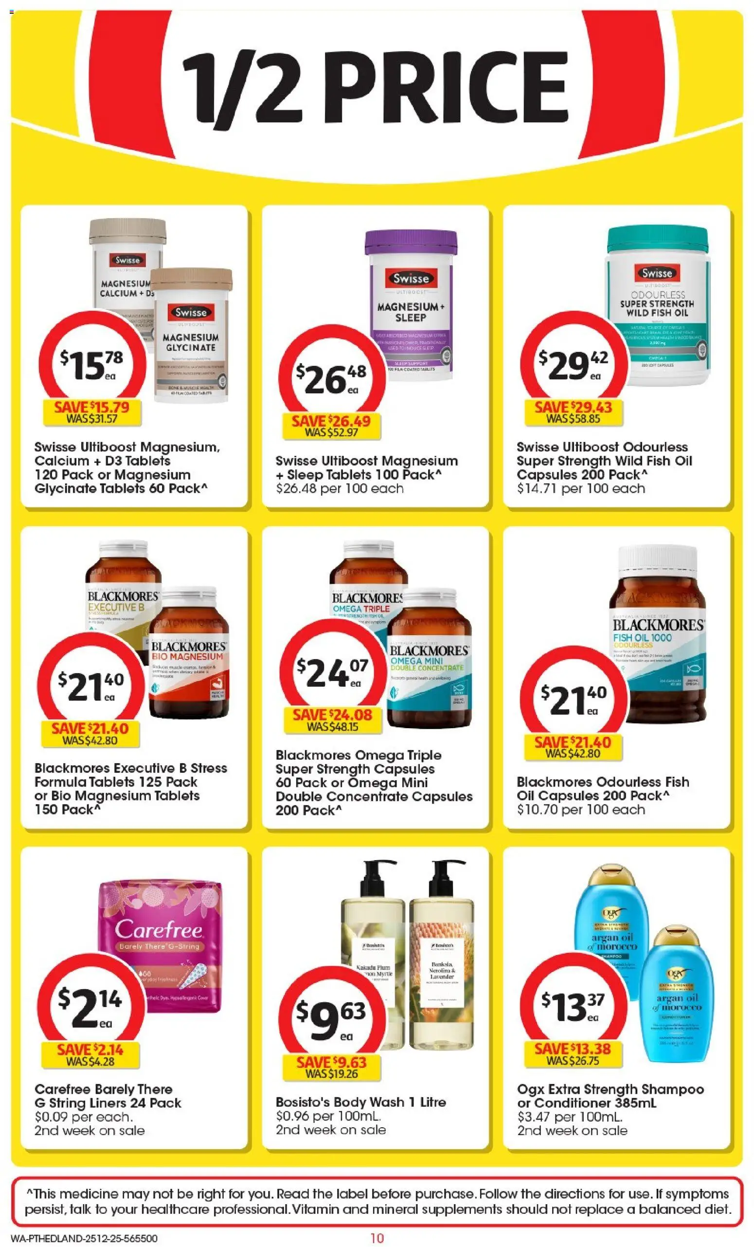 Coles catalogue - valid from 25.12.2025 | Page: 11 | Products: Conditioner, Oil, Argan oil, Tablets