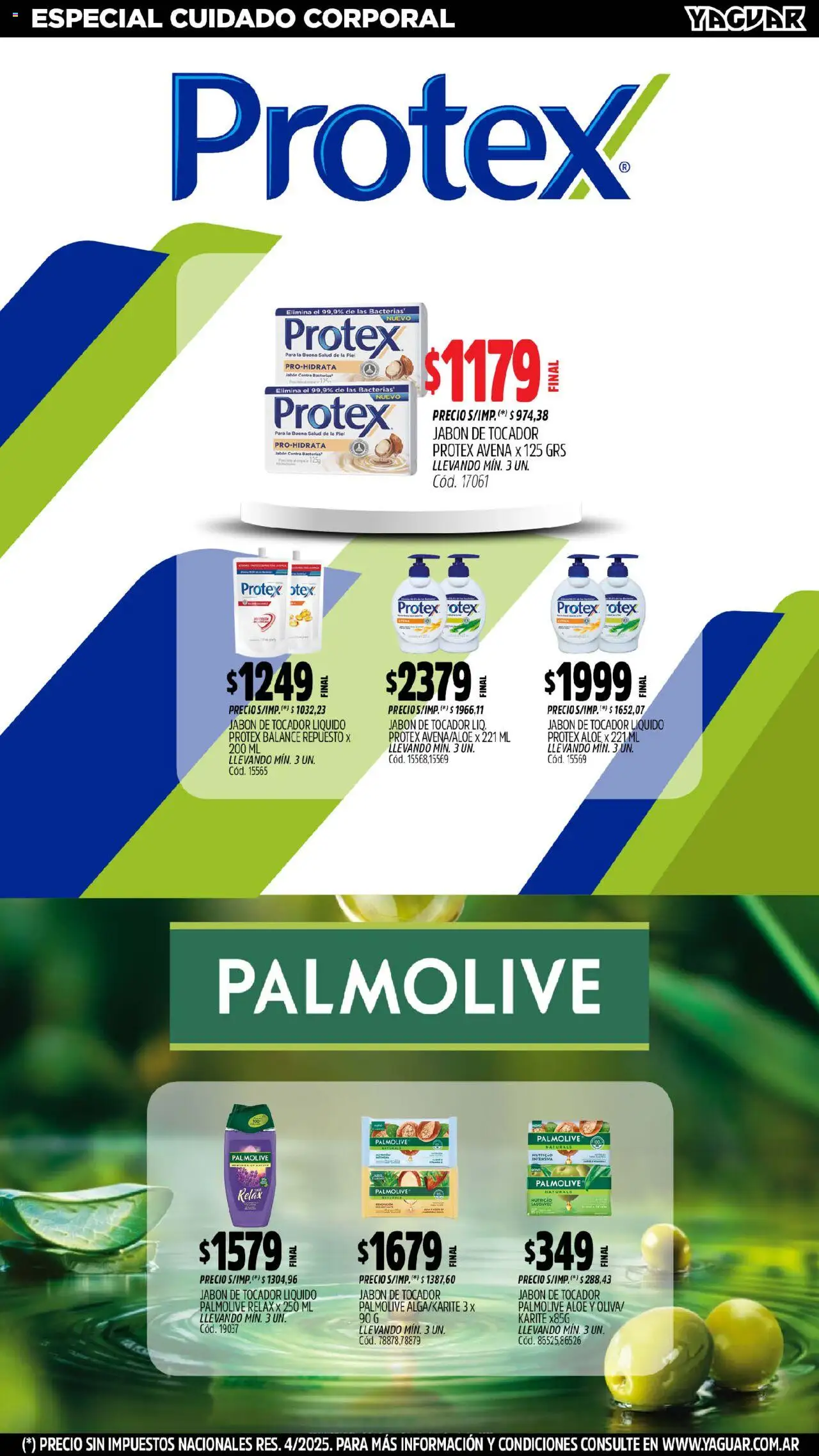 Yaguar catálogo │ válido desde el 04.08.2025 | Página: 20 | Productos: Avena, Jabón