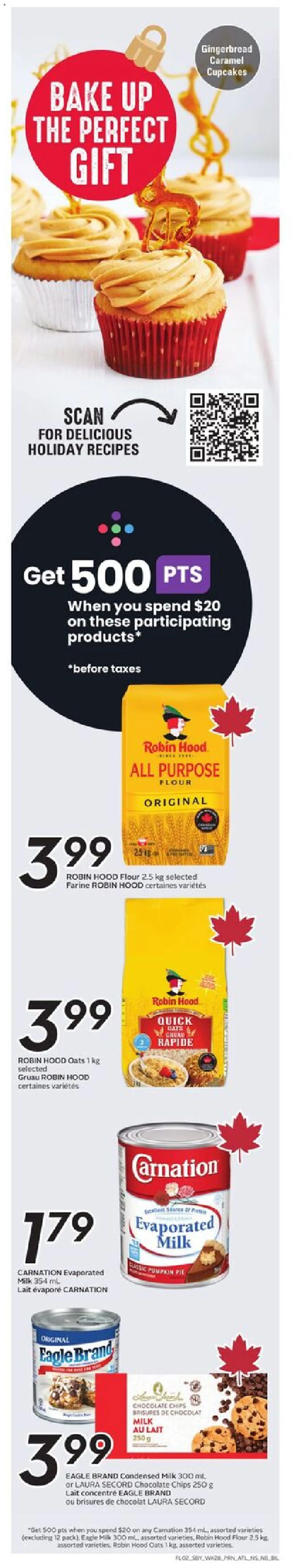 Sobeys flyer valid from 06.11.2025 | Page: 3 | Products: Chips, Milk, Chocolate