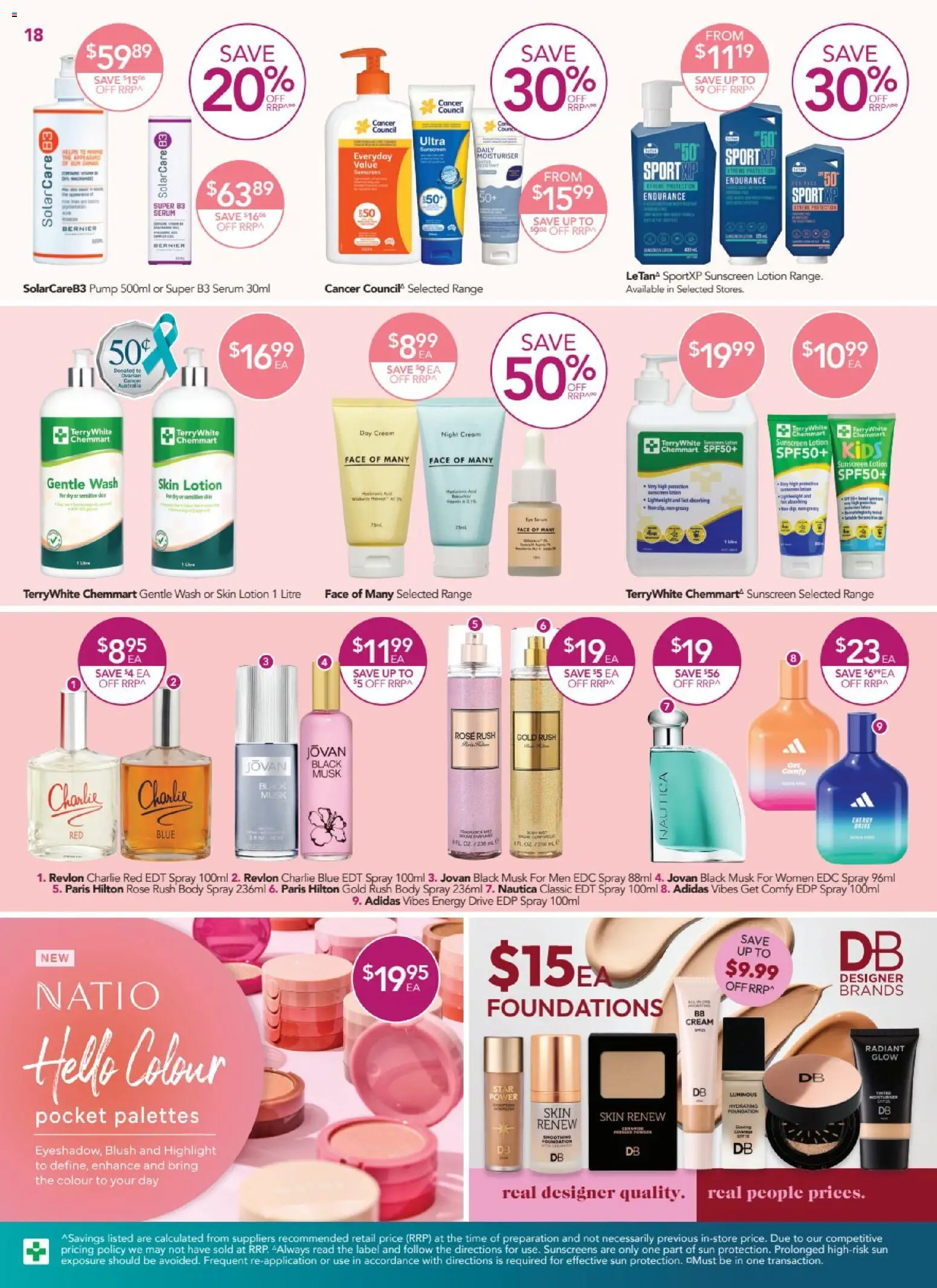Terry White catalogue - valid from 12.02.2026 | Page: 18 | Products: Blush, Sunscreen, Lotion, Moisturiser