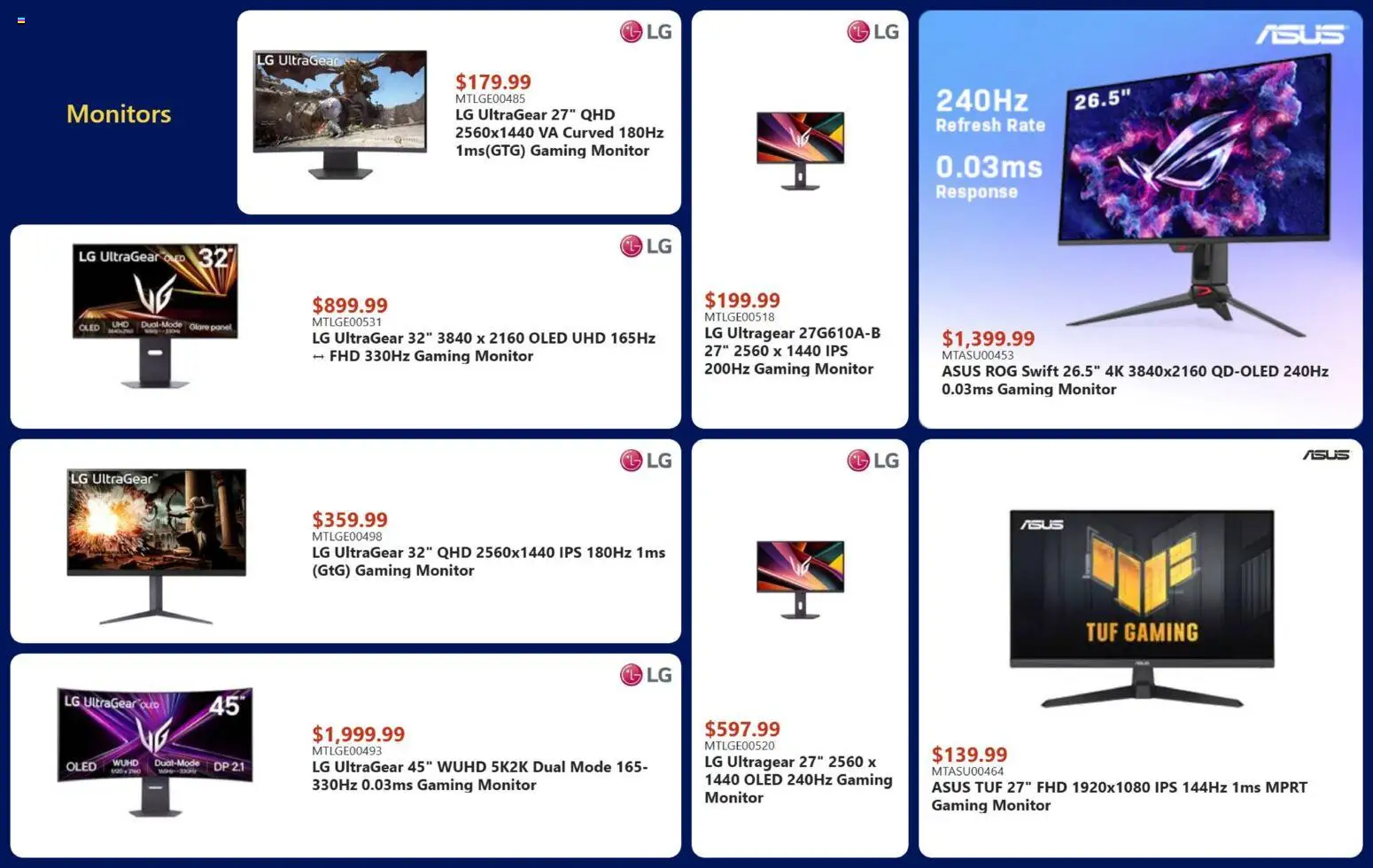 Canada Computers flyer valid from 27.03.2026 | Page: 6 | Products: Monitor