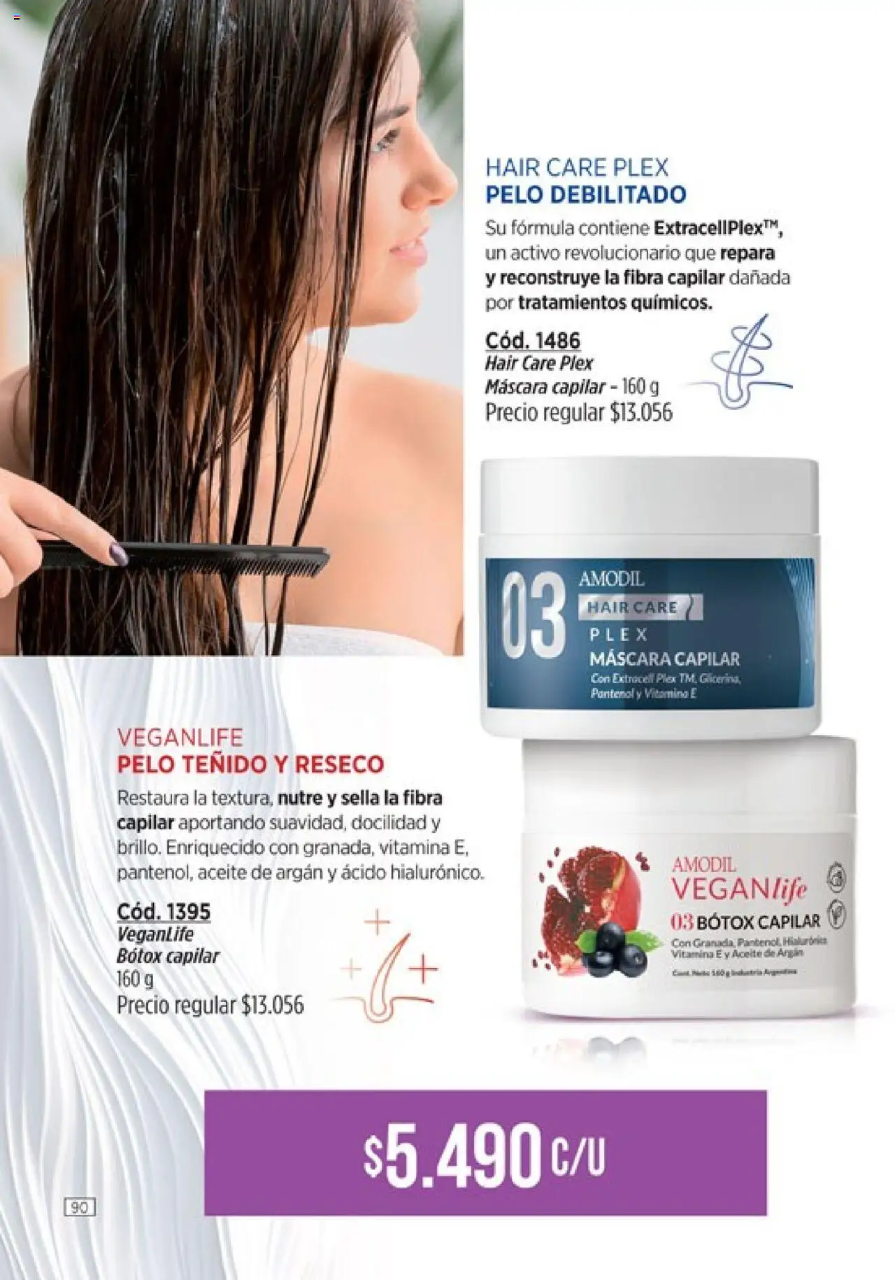 Catálogo Amodil Campaña 16 │ válido desde el 01.10.2025 | Página: 90 | Productos: Aceite, Máscara