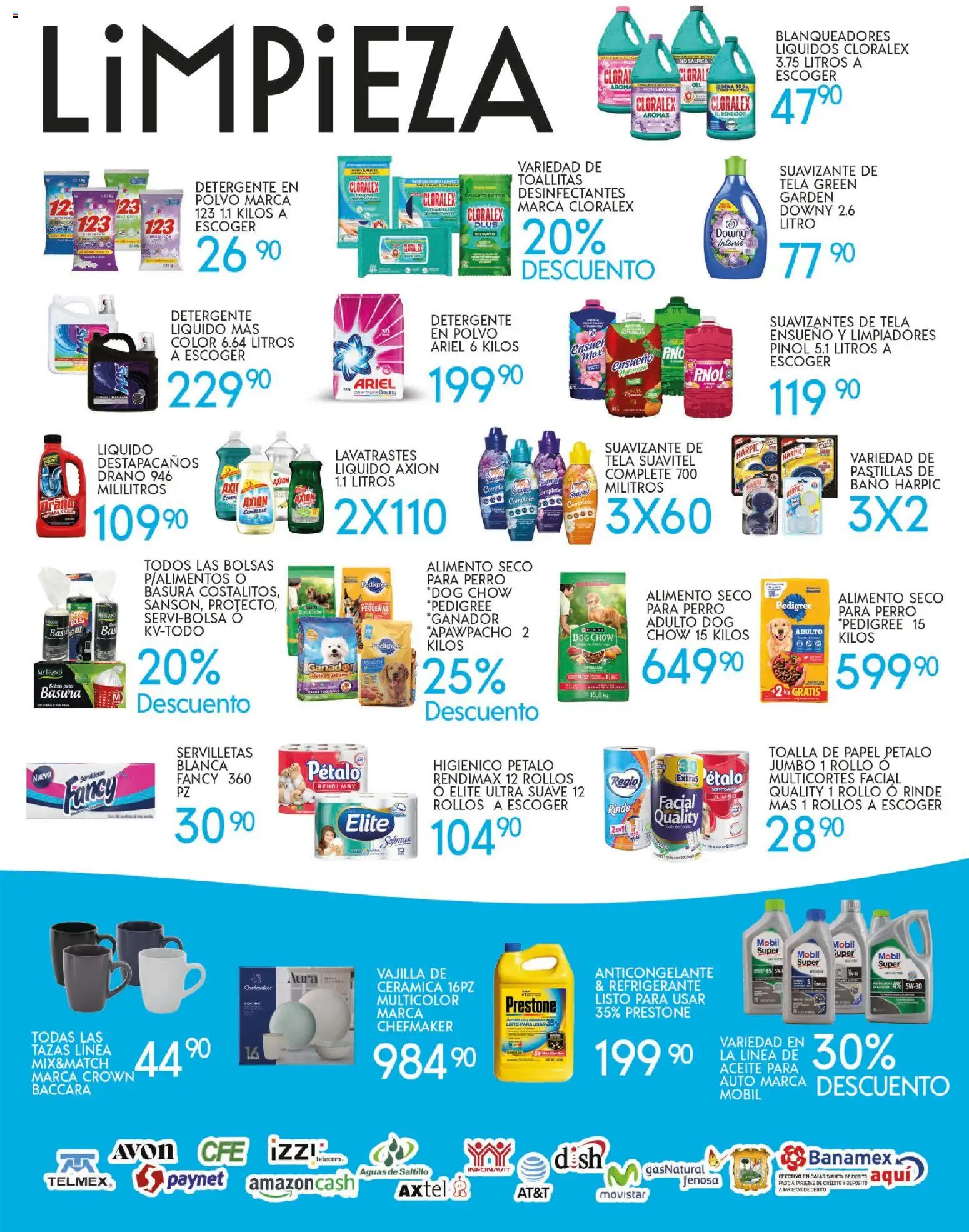 Nuevas ofertas de Alsuper válidas en toda la República Mexicana desde el 21.10.2025. ¡Encuentra las mejores ofertas en Alsuper folleto Saltillo! | Página: 5 | Productos: Bolsa, Aceite, Suavizante, Servilletas