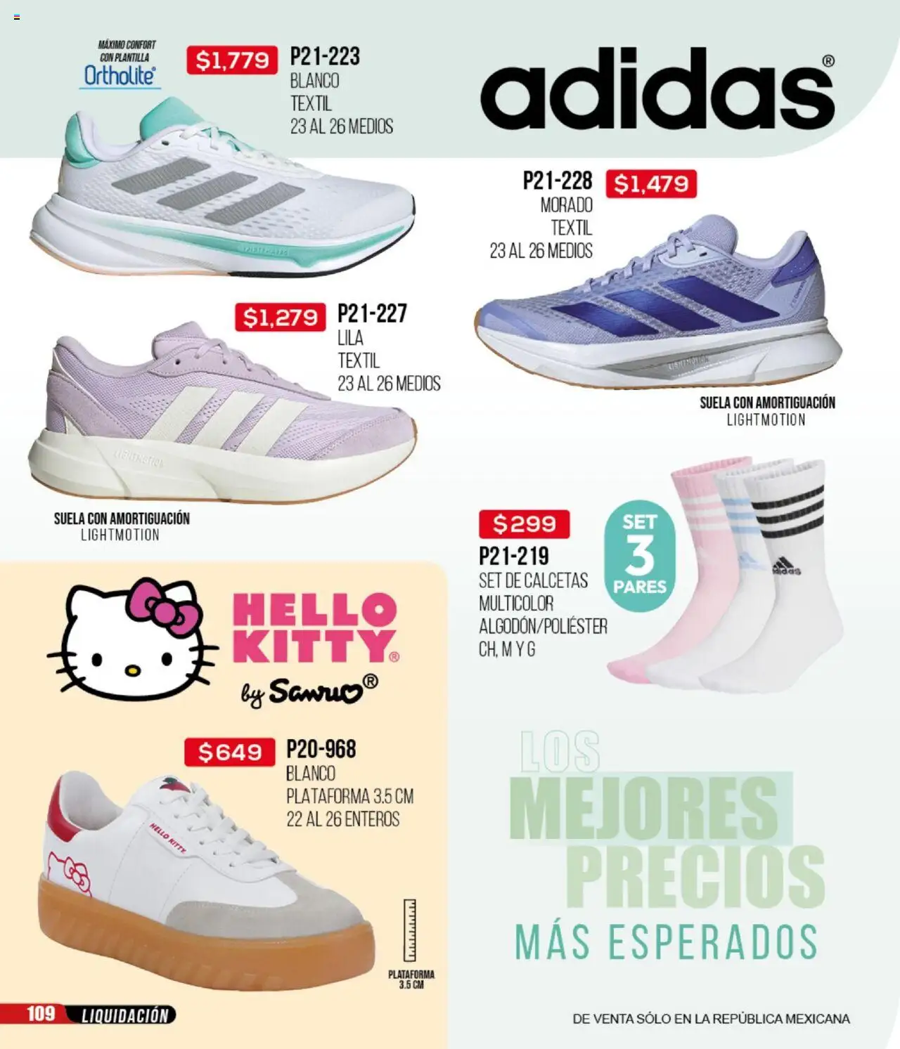 Nuevas ofertas de Cklass válidas en toda la República Mexicana desde el 22.09.2025. ¡Encuentra las mejores ofertas en Cklass - Catálogo Liquidación Calzado! | Página: 110 | Productos: Calcetas