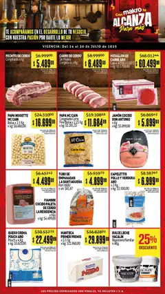 Vista previa Makro ofertas Gastronómicas válido desde el 24.07.2025