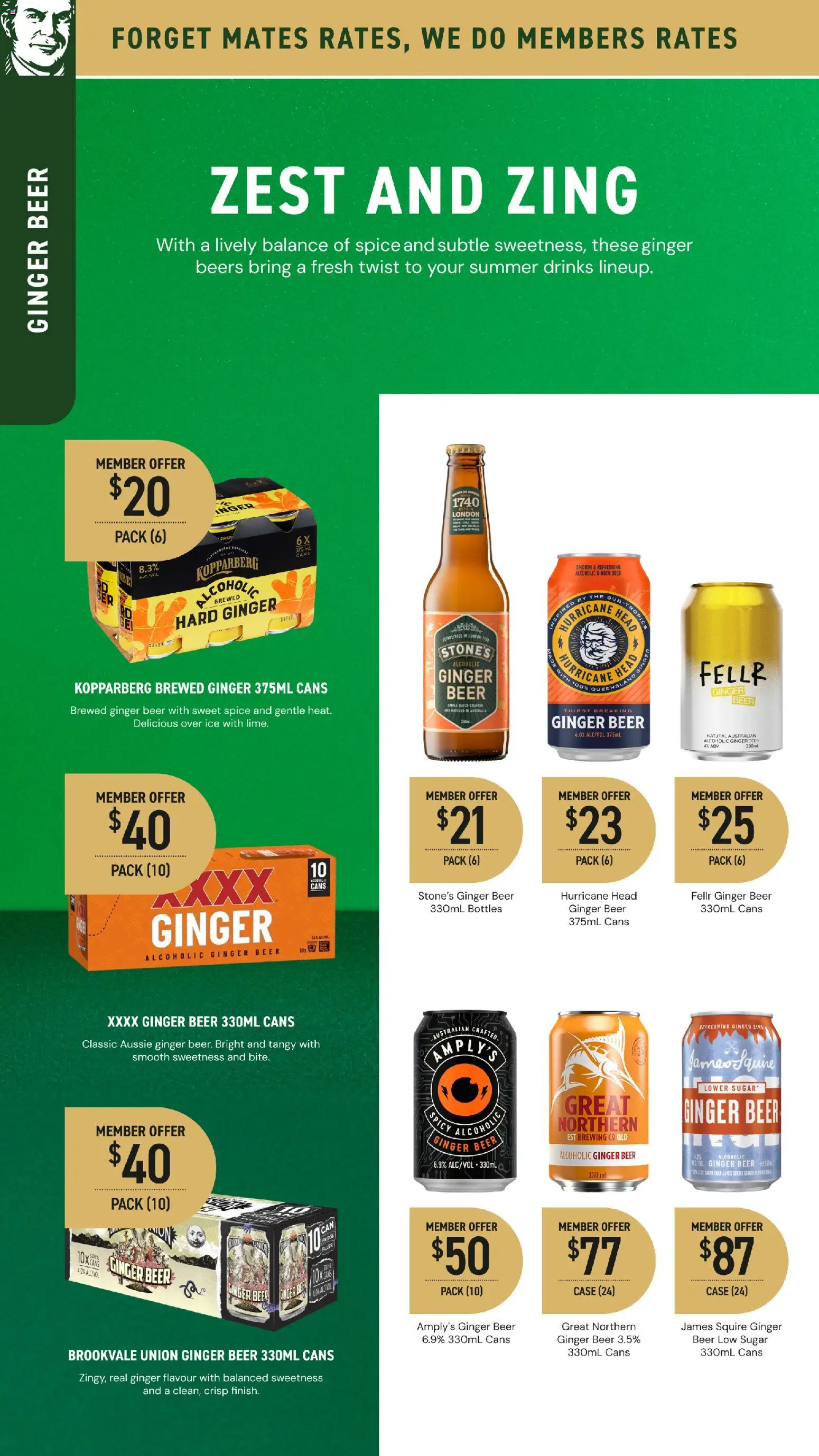 Dan Murphy's catalogue - valid from 04.12.2025 | Page: 45 | Products: Ginger, Beer, Sugar, Case