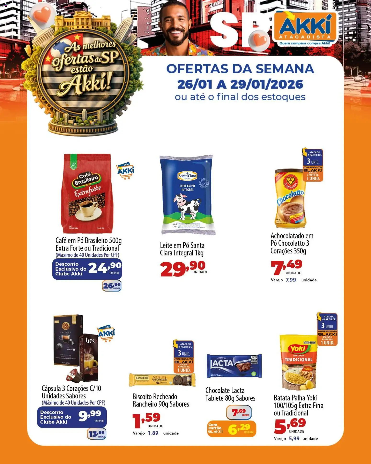 Akki Atacadista Folheto - válido de 26.01.2026 | Página: 4 | Produtos: Pó, Achocolatado, Chocolate, Batata palha