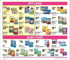 Preview of Lucky Supermarkets weekly ads valid from 22.04.2026 | Page: 10 | Products: Dog Food, Cat Litter, Baby food, Pea