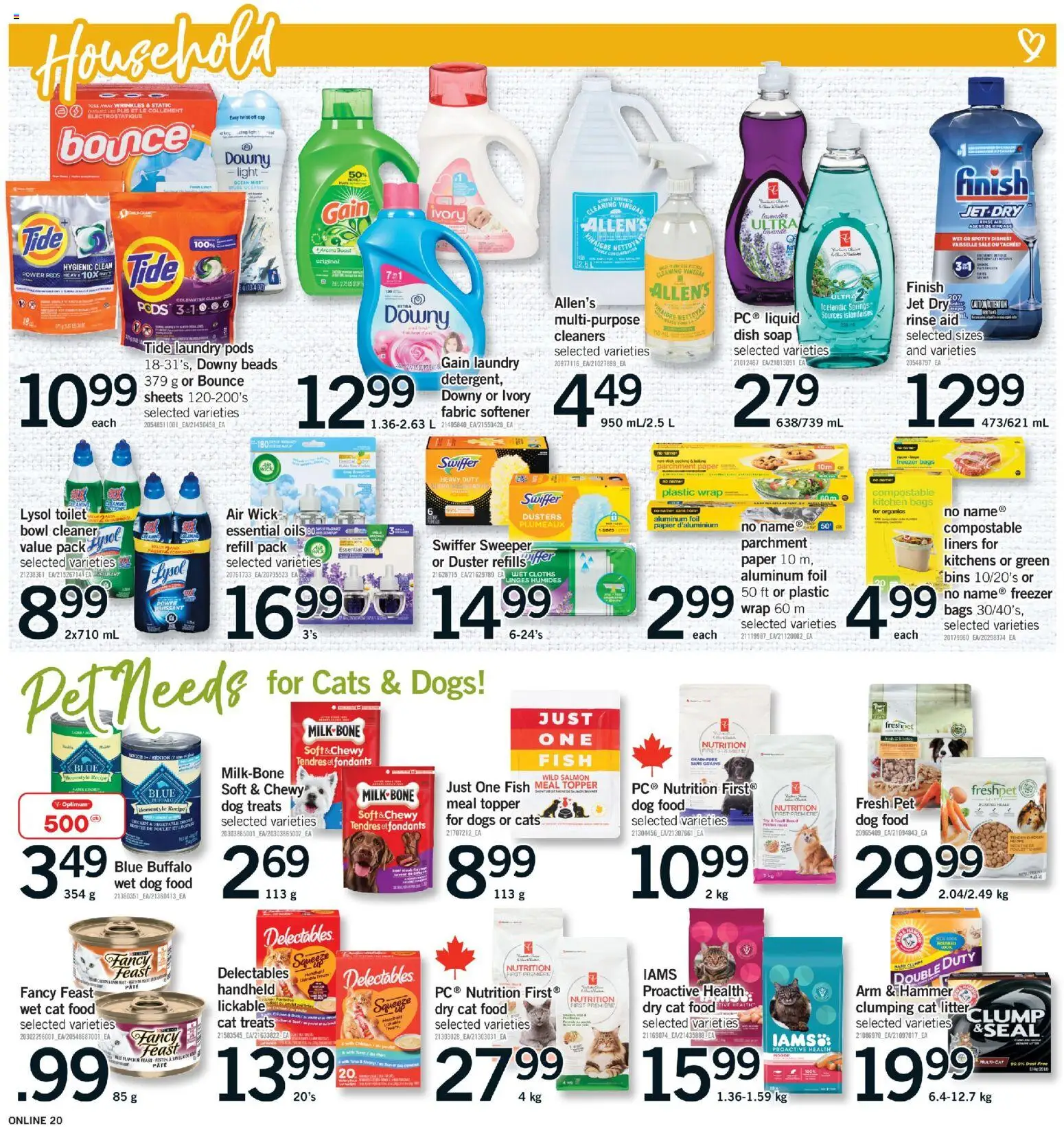 Fortinos flyer valid from 19.02.2026 | Page: 19 | Products: Fish, Freezer, Soap, Fabric softener