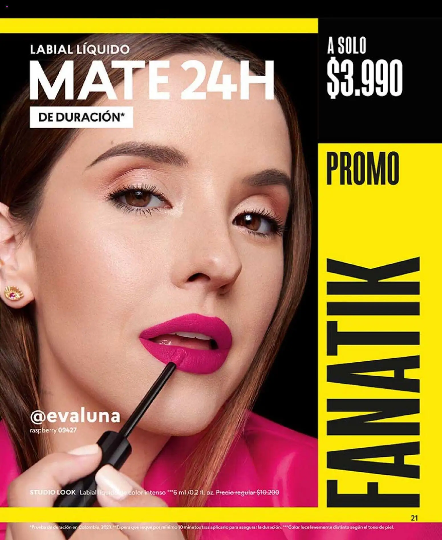 Catálogo CyZone Campaña 1 │ válido desde el 01.01.2026 | Página: 21 | Productos: Mate, Labial
