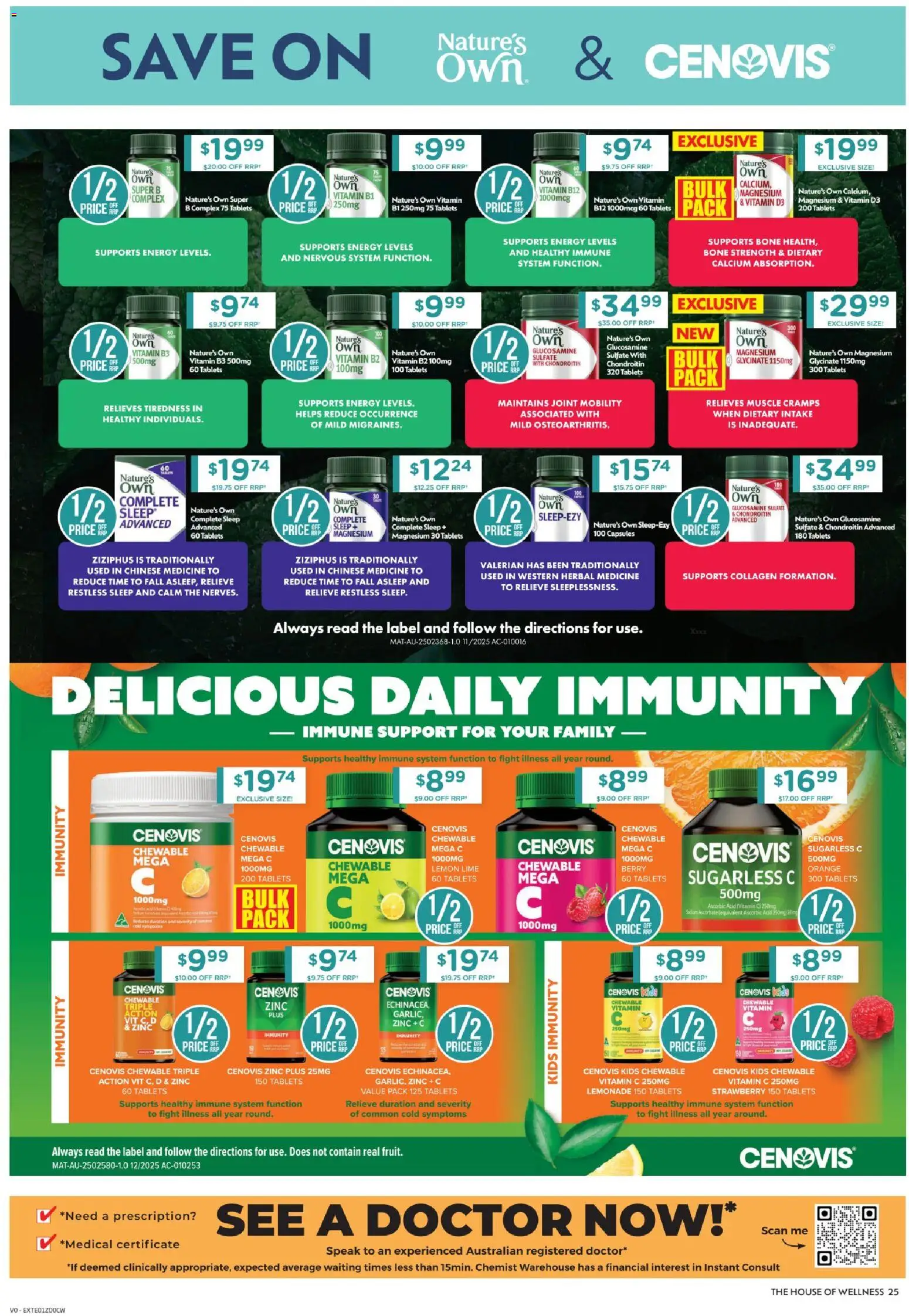 Chemist Warehouse catalogue - valid from 12.03.2026 | Page: 25 | Products: Collagen, Herbal, Vitamin, Zinc