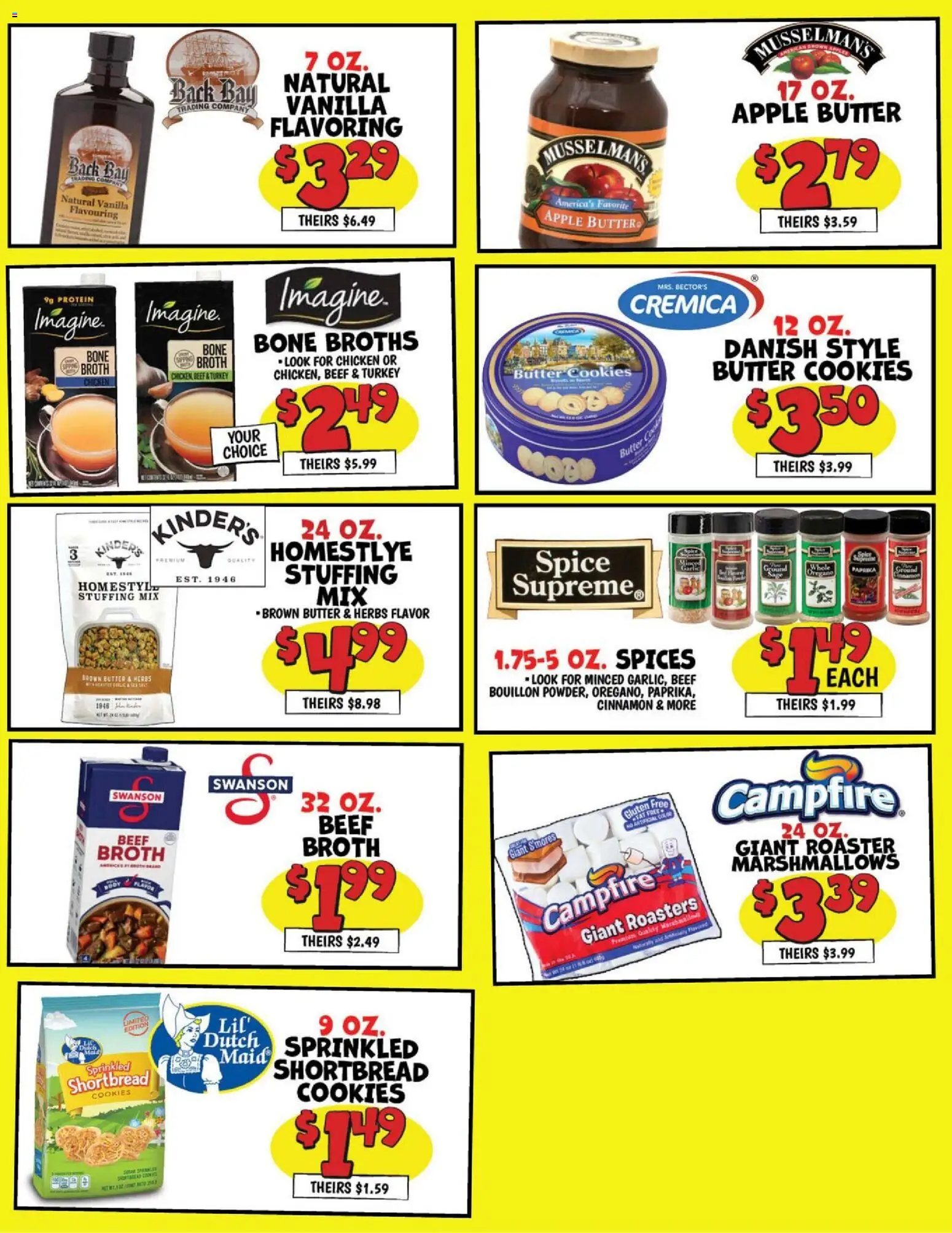 Ollie's Ad - valid from 28.03.2026 | Page: 5 | Products: Butter, Beef, Cookies, Spices