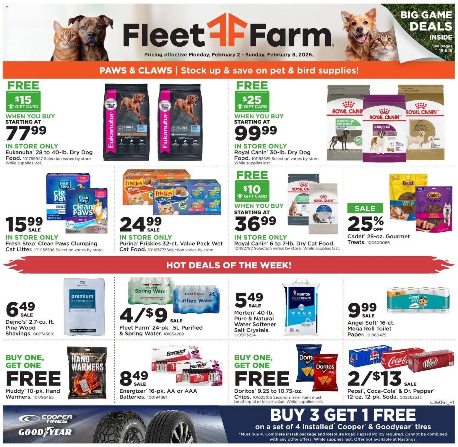 Mills Fleet Farm Weekly Ad - valid from 02.02.2026 | Page: 1