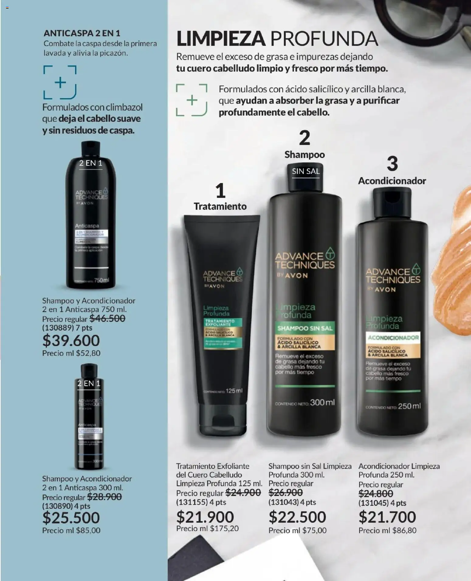 Avon revista - valida desde el 01.12.2025 | Página: 158 | Productos: Sal, Shampoo, Acondicionador