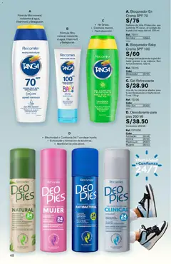 Vista previa de folleto Leonisa - Aliados Celebra A Mamá de la Leonisa válido desde 07.04.2026 | Página: 48 | Productos: Protector solar, Desodorante, Baño, Crema