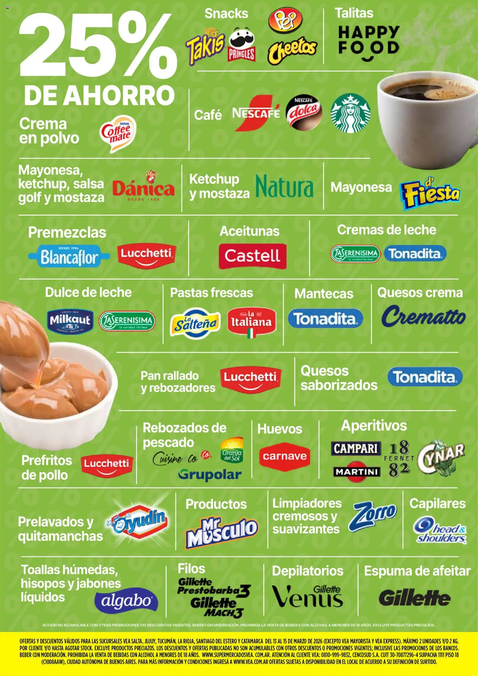 Vea ofertas │ válido desde el 13.03.2026 | Página: 4 | Productos: Toallas, Pollo, Pescado, Café