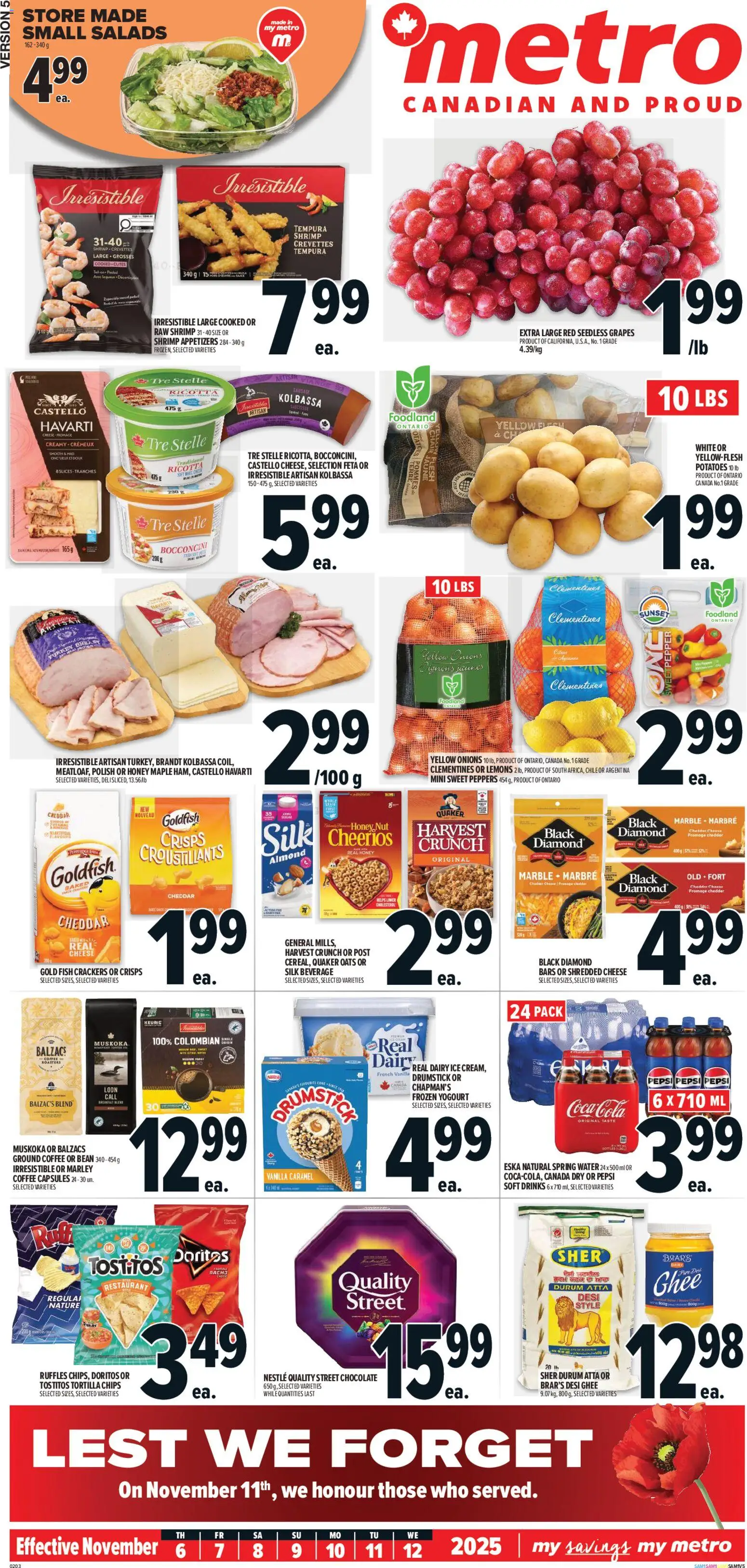 Metro flyer valid from 06.11.2025 | Page: 2 | Products: Fish, Potatoes, Chair, Coffee