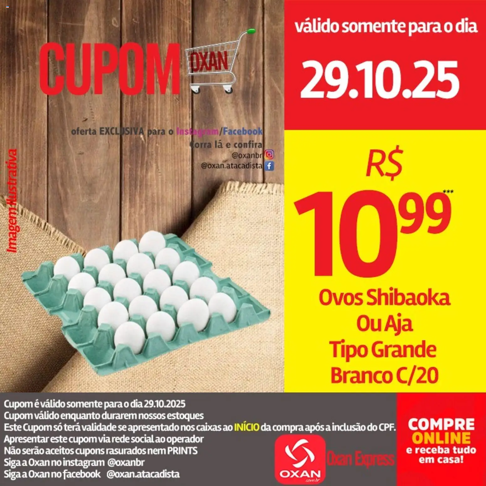 Oxan Atacadista Folheto - válido de 29.10.2025 | Página: 23 | Produtos: Ovos