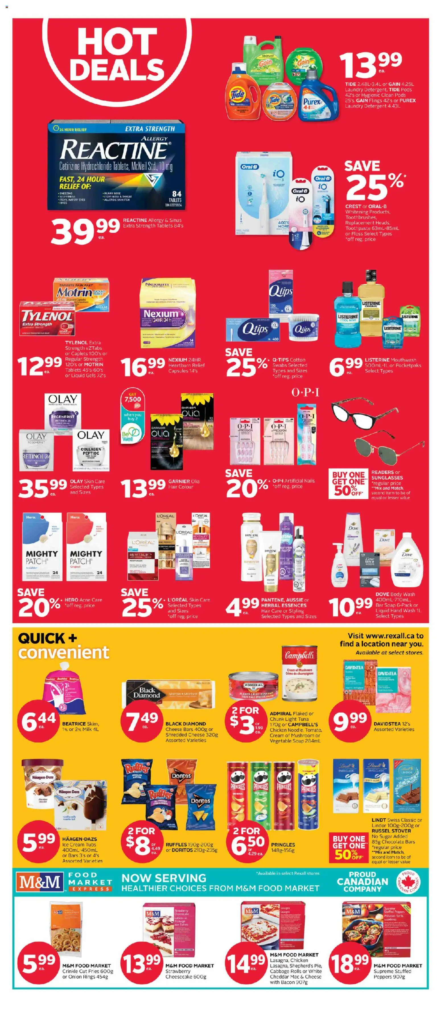 Rexall flyer valid from 10.04.2026 | Page: 4 | Products: Toothpaste, Mouthwash, Detergent, Chicken