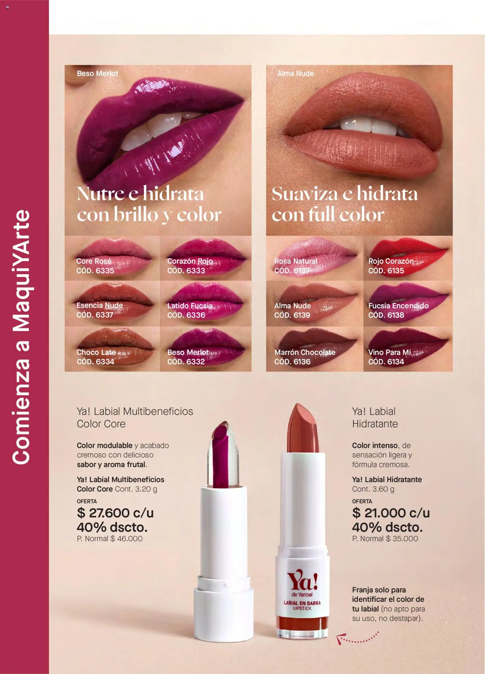 Yanbal revista - valida desde el 08.11.2025 | Página: 80 | Productos: Brillo, Chocolate, Vino