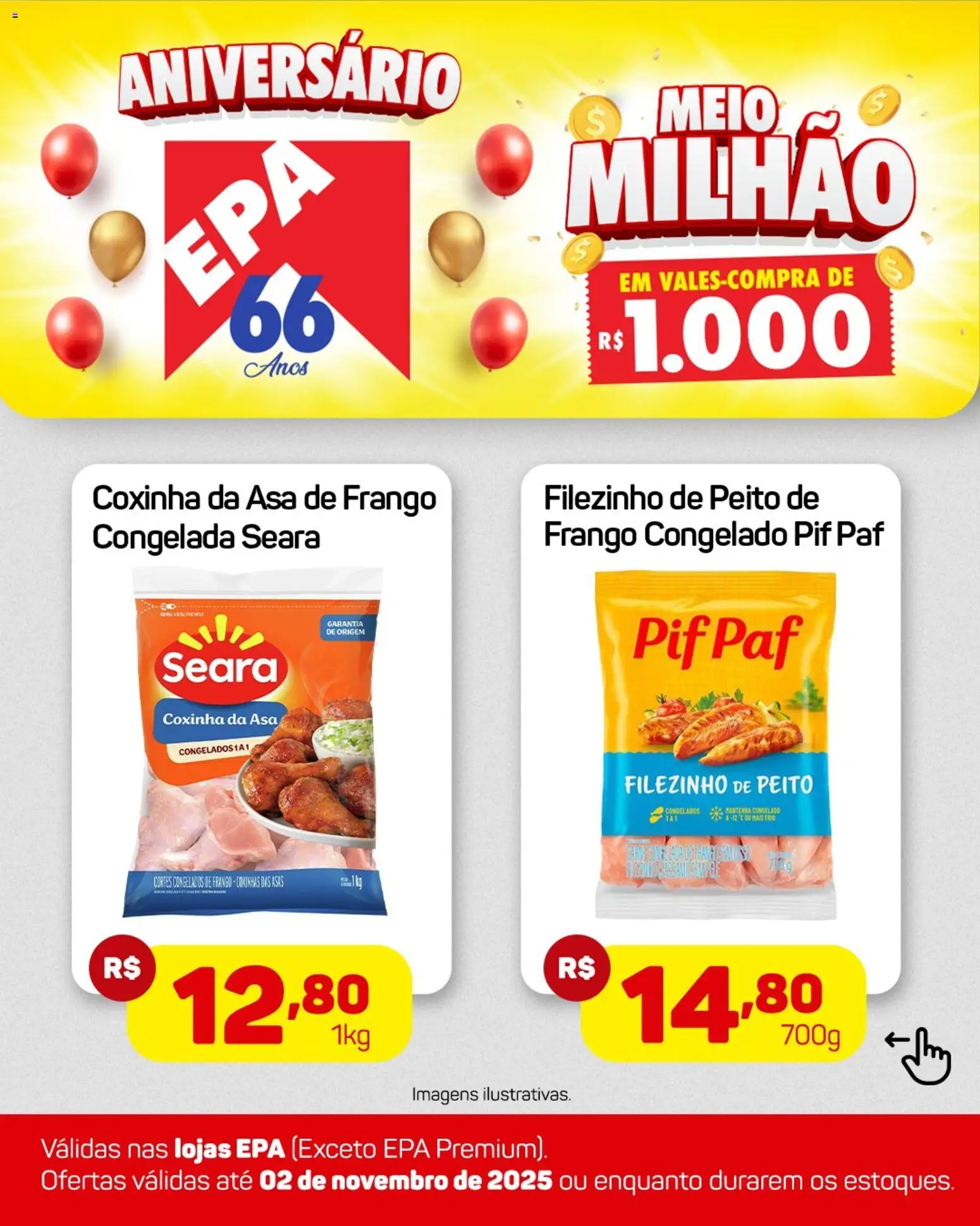 EPA Folheto - válido de 27.10.2025 | Página: 1 | Produtos: Asa de frango, Frango