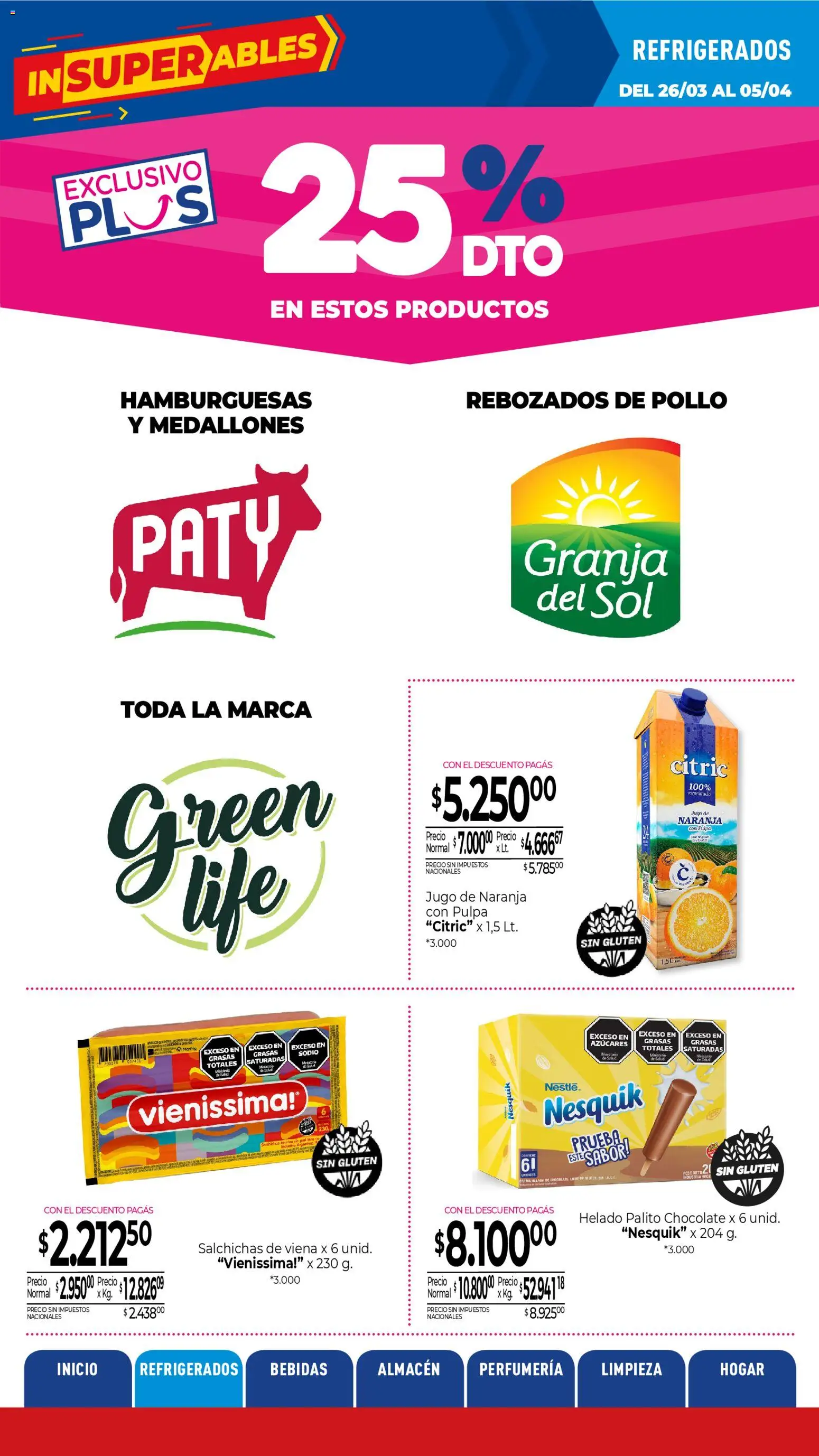 La Anonima - catalogos-masivos - insuperables-13-26-litoral │ válido desde el 26.03.2026 | Página: 6 | Productos: Helado, Pollo, Chocolate, Jugo