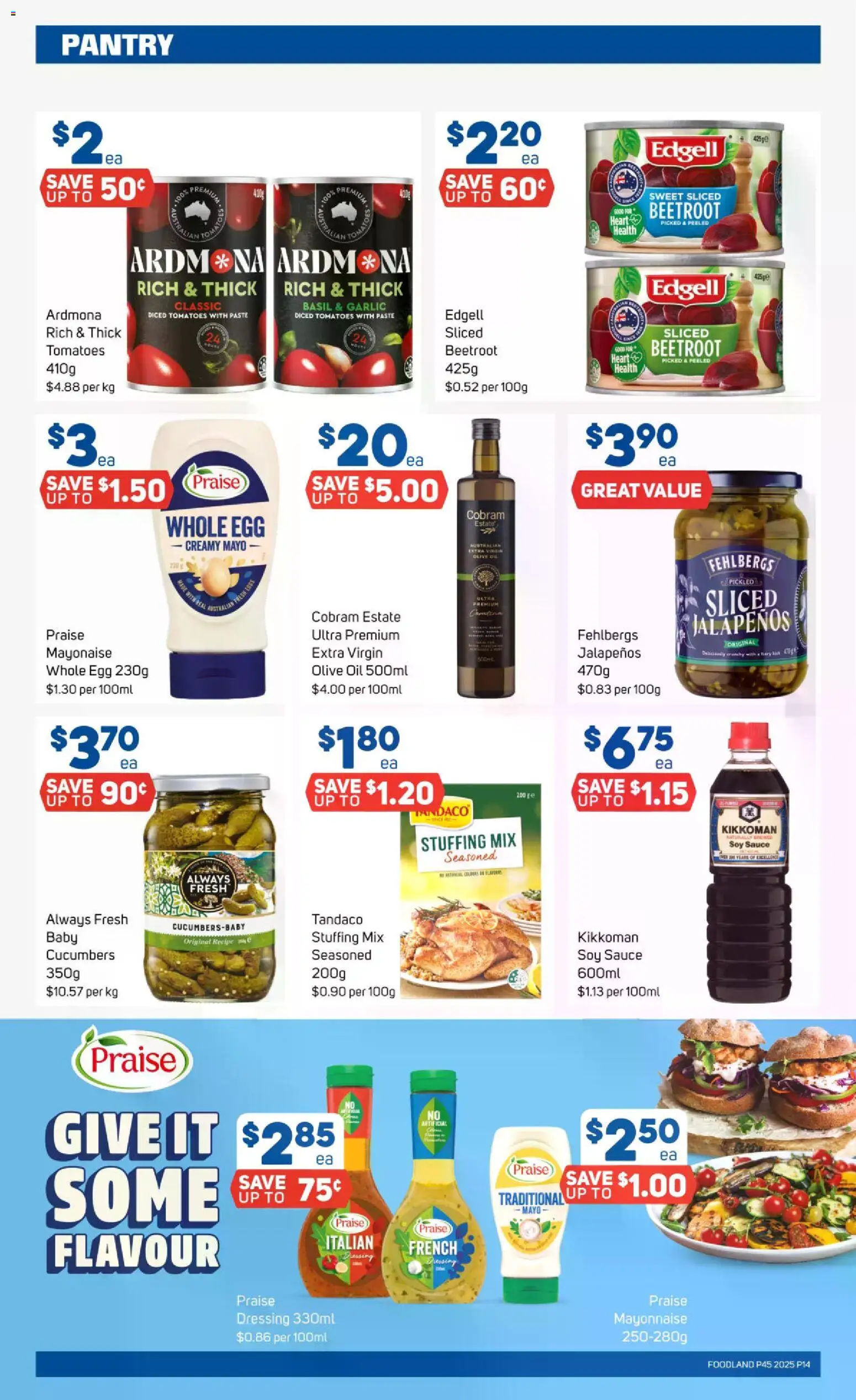 Foodland catalogue - valid from 05.11.2025 | Page: 14 | Products: Tomatoes, Mayonnaise, Garlic, Beetroot