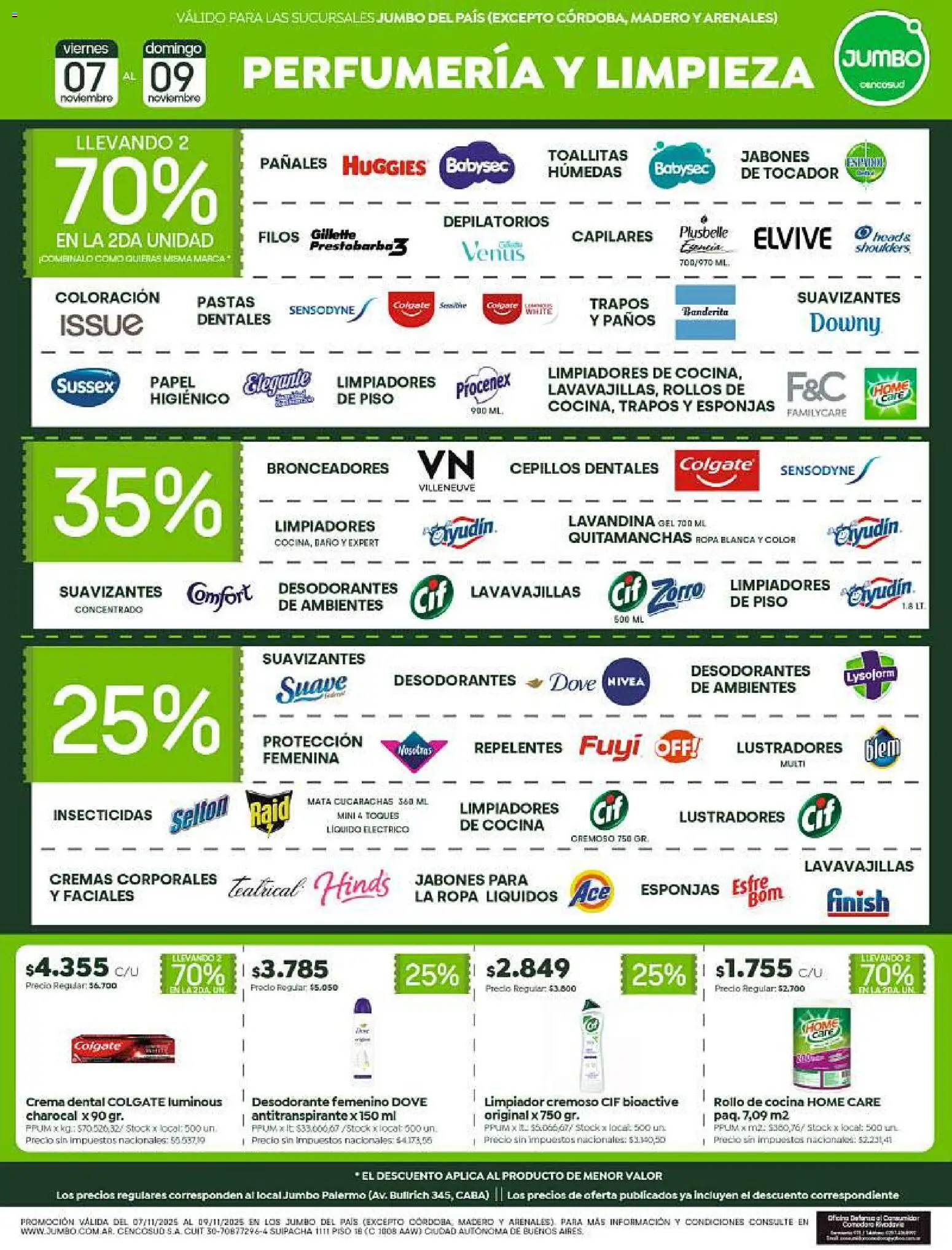 Jumbo ofertas │ válido desde el 07.11.2025 | Página: 6 | Productos: Cocina, Lavavajillas, Antitranspirante, Quitamanchas