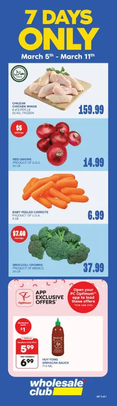 Preview of Wholesale Club weekly flyer / circulaire from shop Wholesale Club valid from 19.02.2026