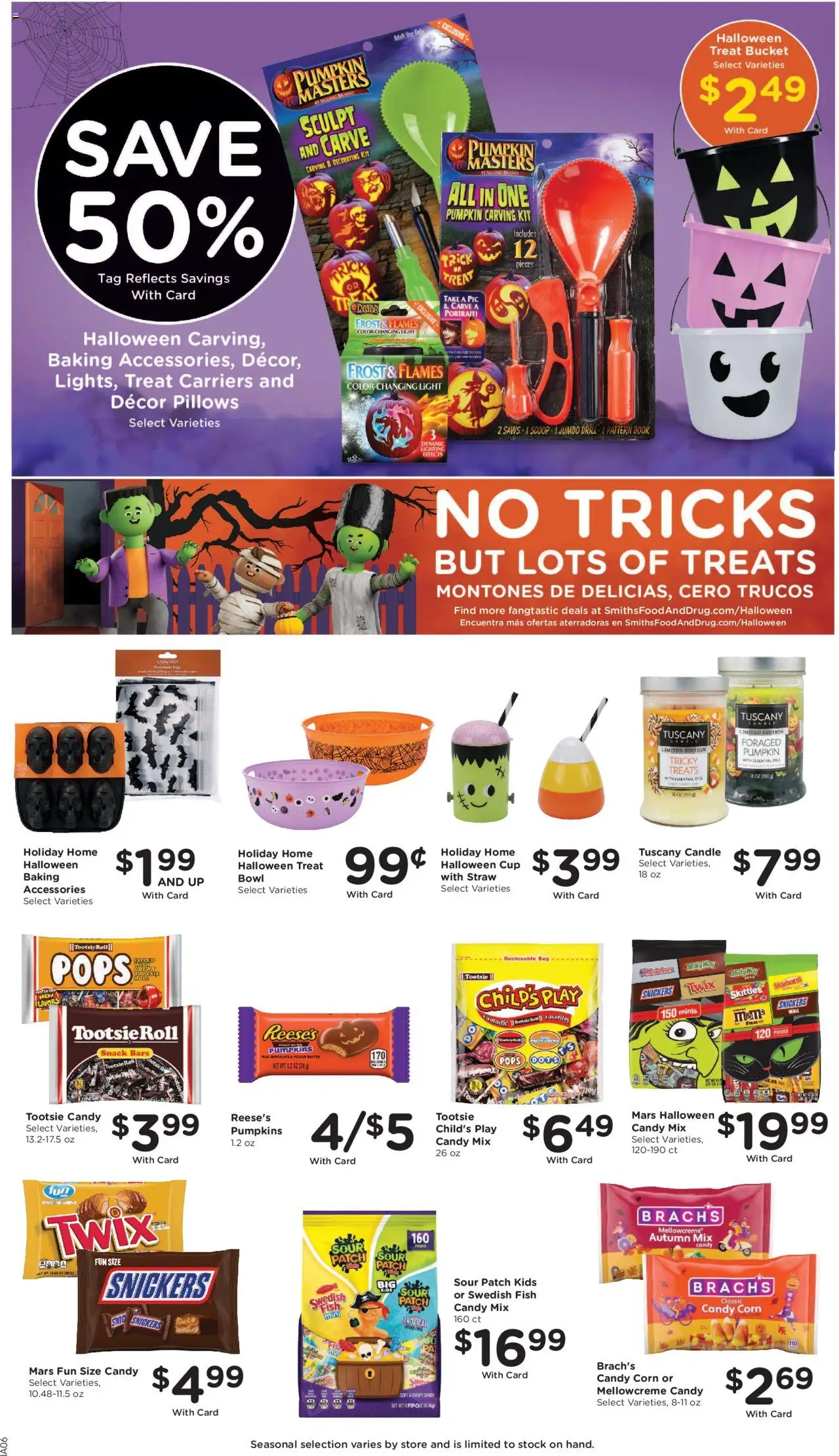 Smith's Weekly Ad - WY - valid from 22.10.2025 | Page: 8 | Products: Corn, Butter, Chocolate, Fish